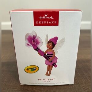 Hallmark Keepsake Christmas Ornament 2025 Crayola Orchid Fairy New In Box 4.25"